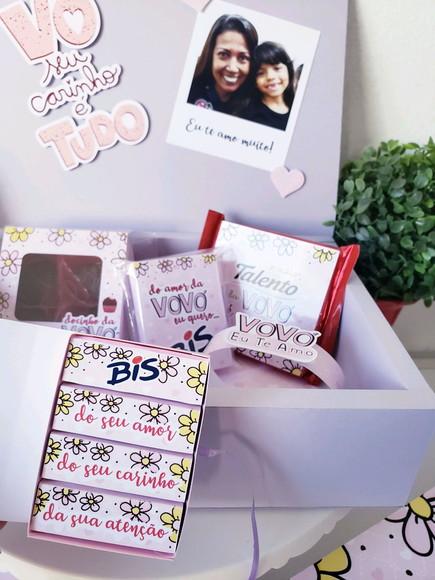 Kit Personalizado com Caixa Dia dos Avós Doces