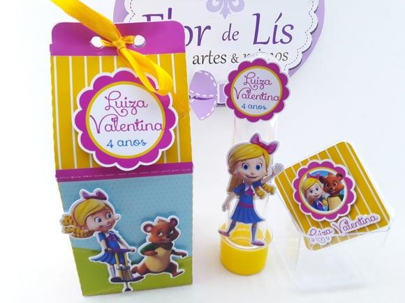 Kit Personalizados Cachinhos Dourados