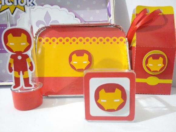 Kit Personalizados Homem de Ferro