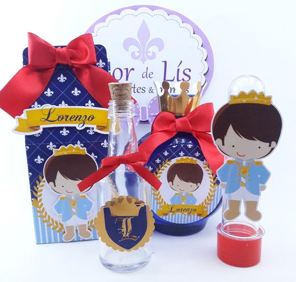 Kit Personalizados Realeza Menino Luxo