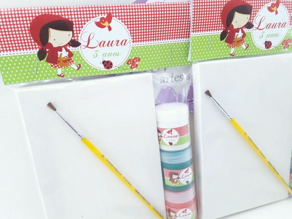 Kit Pintura Chapeuzinho Vermelho