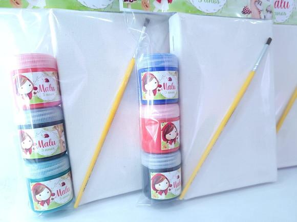 Kit Pintura Chapeuzinho Vermelho Aquarela