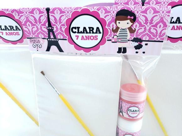 Kit Pintura com Guache Paris Tela 10x15