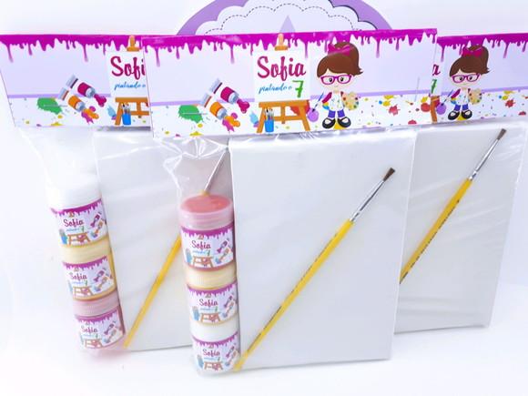 Kit Pintura Pintando o Sete Tela 10x15