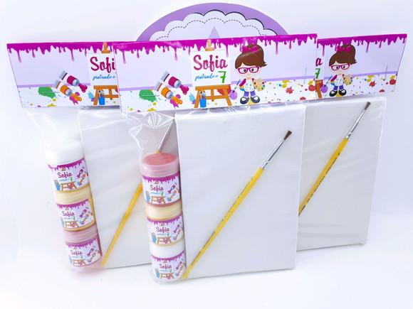 Kit Pintura Pintando o Sete Tela 10x15