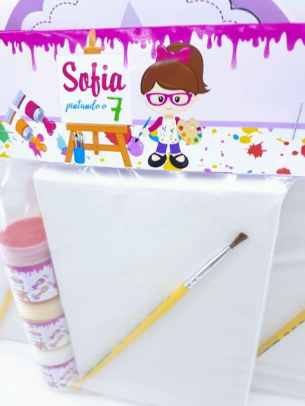 Kit Pintura Pintando o Sete Tela 10x15