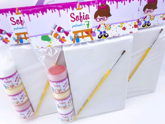 Kit Pintura Pintando o Sete Tela 10x15
