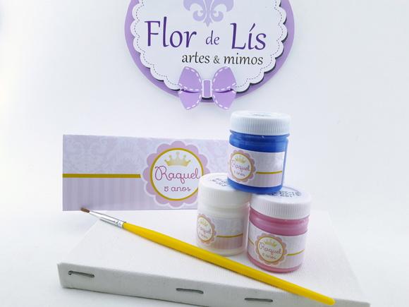 Kit Pintura Princesa Realeza Tela