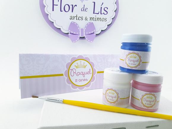 Kit Pintura Princesa Realeza Tela