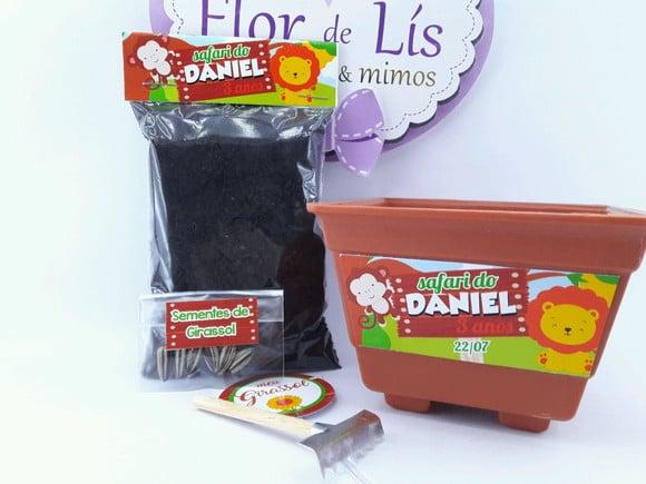 Kit Plantação Animais Festa Safari
