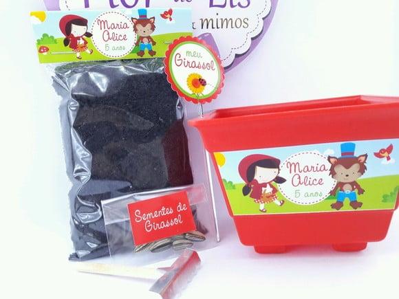 Kit Plantação Chapeuzinho Vermelho