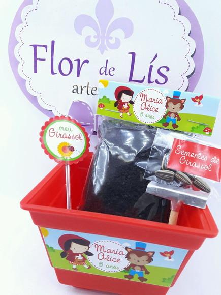 Kit Plantação Chapeuzinho Vermelho
