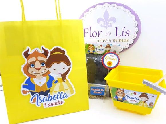 Kit Plantação com Sacola a Bela e a Fera