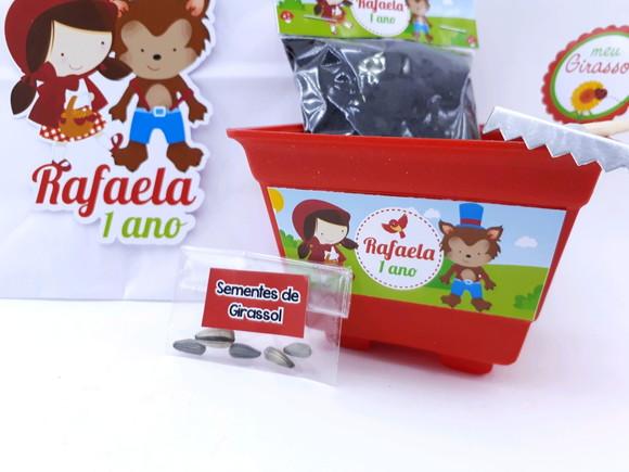 Kit Plantação com Sacola Chapeuzinho Vermelho