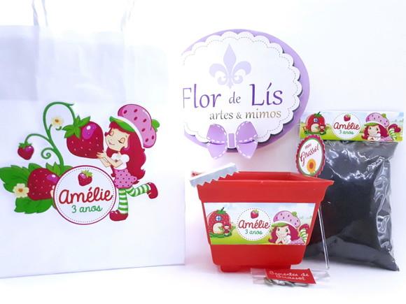 Kit Plantação com Sacola Moranguinho