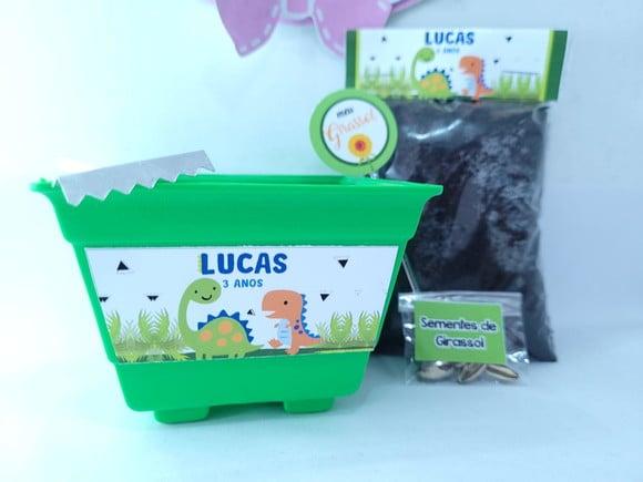 Kit Plantação Dinossauros Baby Lembrancinha Ecológica
