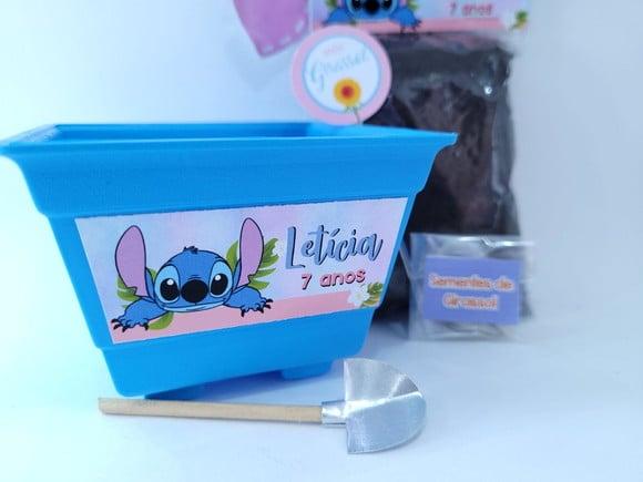 Kit Plantação do Stitch Lembrancinha Personalizada