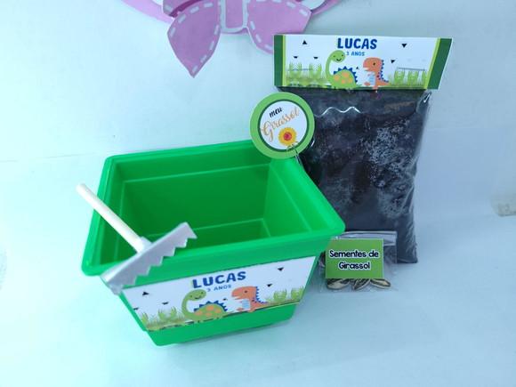 Kit Plantação Dinossauros Baby Lembrancinha Ecológica