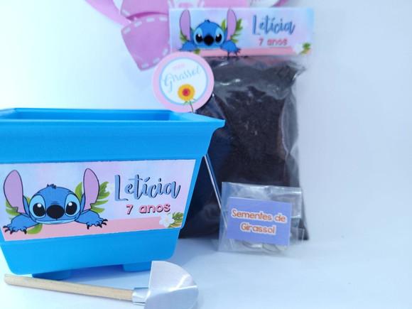 Kit Plantação do Stitch Lembrancinha Personalizada