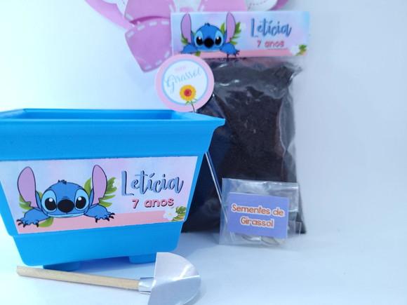 Kit Plantação do Stitch Lembrancinha Personalizada