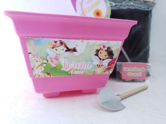 Kit Plantação Ecológico Jardim das Fadas Aquarela