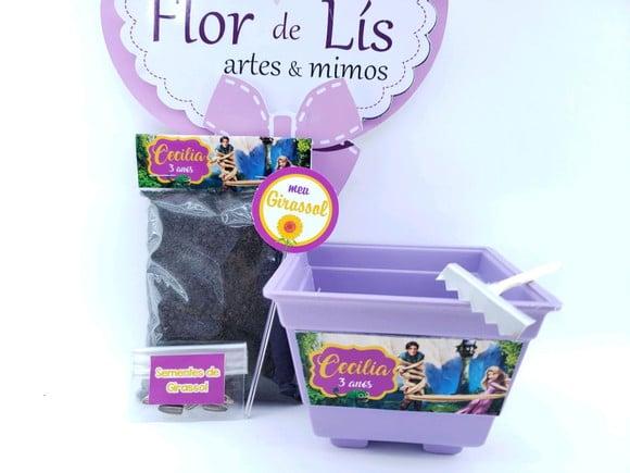 Kit Plantação Ecológico Rapunzel Enrolados Jardinagem