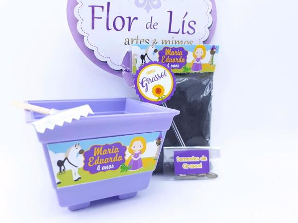 Kit Plantação Ecológico Rapunzel Enrolados