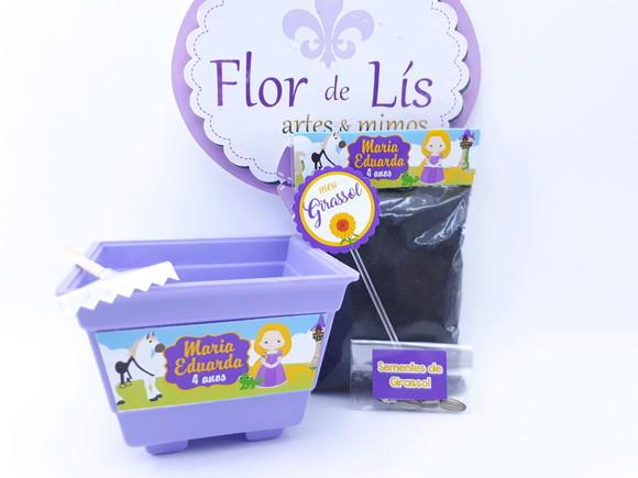 Kit Plantação Ecológico Rapunzel Enrolados