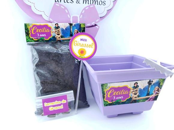 Kit Plantação Ecológico Rapunzel Enrolados Jardinagem