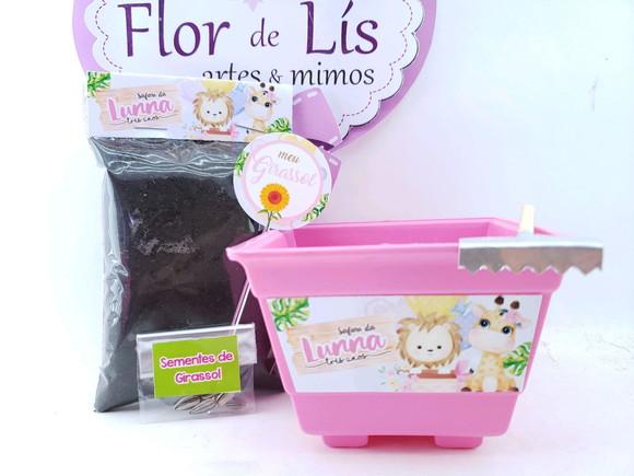 Kit Plantação Ecológico Safari Aquarela