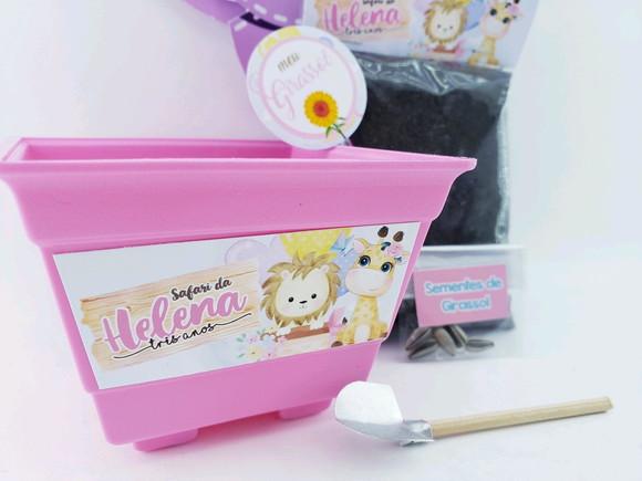 Kit Plantação Ecológico Safari Aquarela