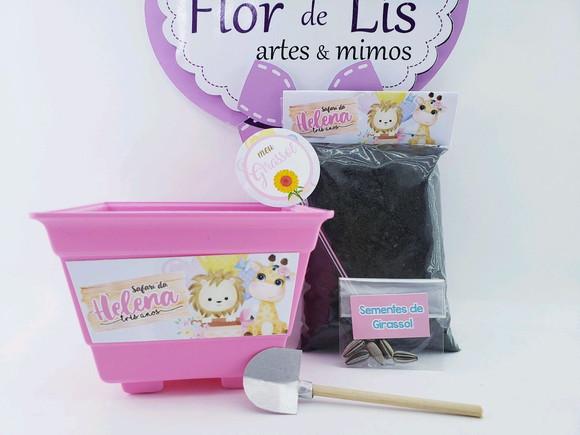 Kit Plantação Ecológico Safari Aquarela