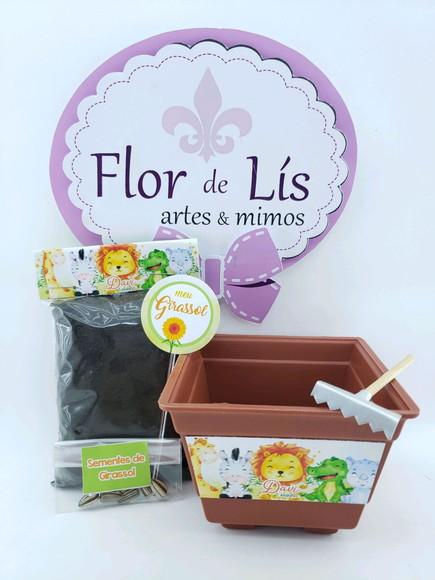 Kit Plantação Ecológico Safari Aquarela