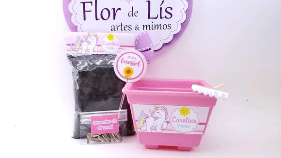 Kit Plantação Ecológico Unicórnio Jardim