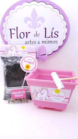 Kit Plantação Ecológico Unicórnio Jardim