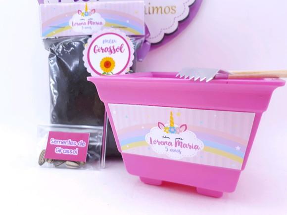 Kit Plantação Ecológico Unicórnio Jardim