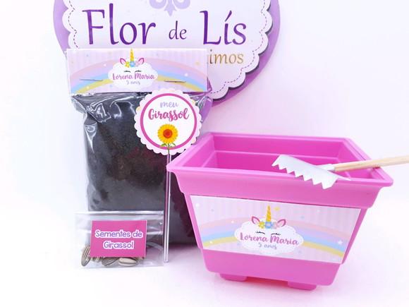 Kit Plantação Ecológico Unicórnio Jardim