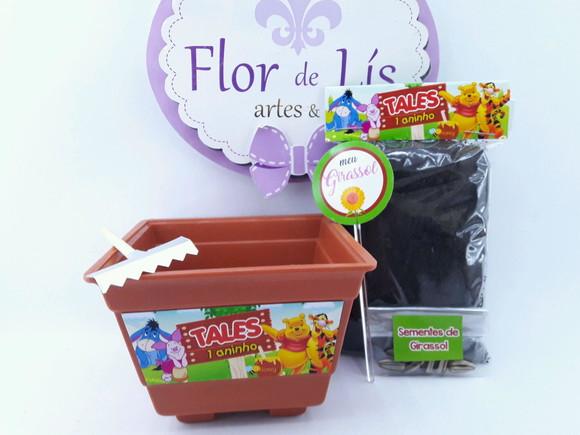Kit Plantação Ecológico Ursinho Pooh