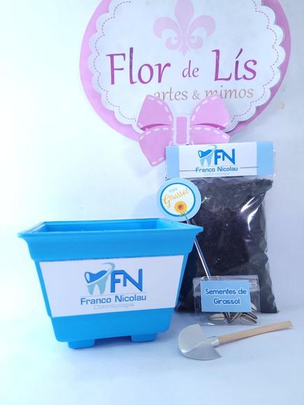 Kit Plantação Educativo Ecológico Brinde Empresa com Logo