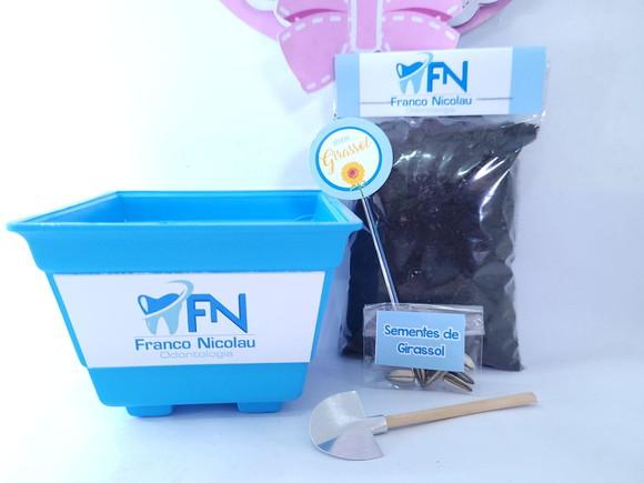 Kit Plantação Educativo Ecológico Brinde Empresa com Logo