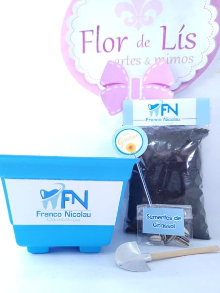 Kit Plantação Educativo Ecológico Brinde Empresa com Logo