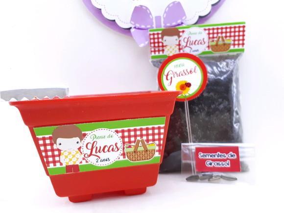 Kit Plantação Festa Picnic Cute