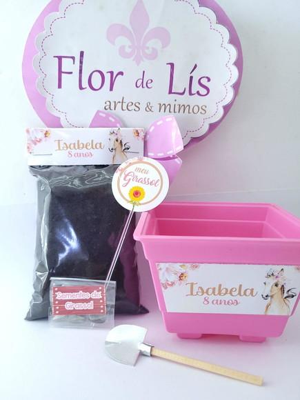 Kit Plantação Haras Fazendinha Menina Aquarela