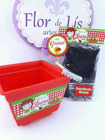 Kit Plantação Festa Picnic Cute