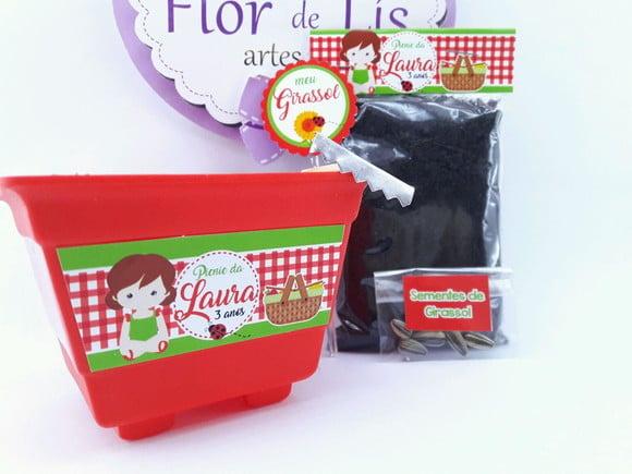 Kit Plantação Festa Picnic Cute