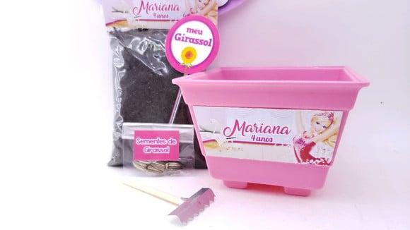 Kit Plantação Jardim Lembrancinha Barbie