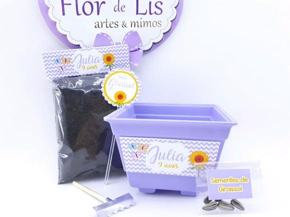 Kit Plantação Jardim Lilás