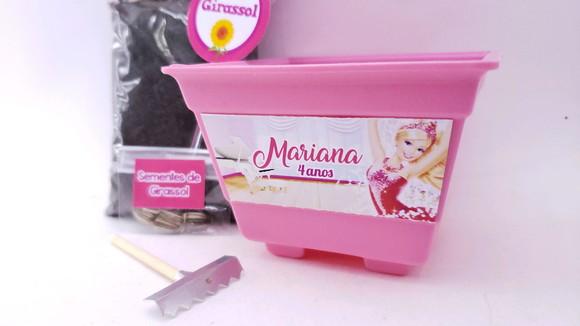 Kit Plantação Jardim Lembrancinha Barbie