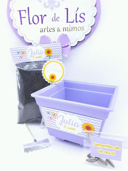 Kit Plantação Jardim Lilás