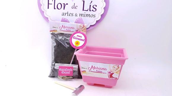 Kit Plantação Jardim Lembrancinha Barbie